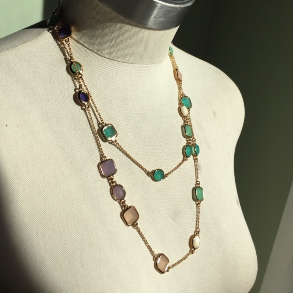 Kate Spade colorful gem necklace